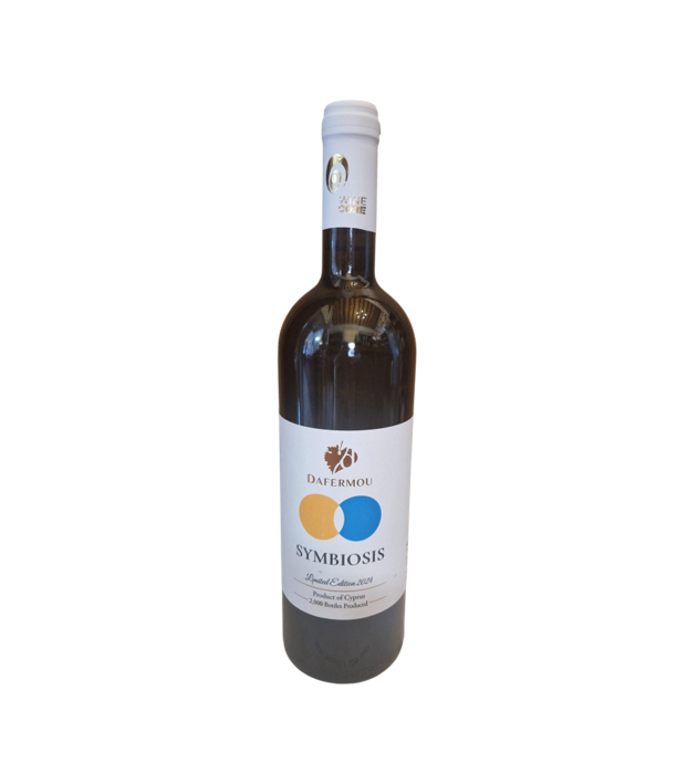 Dafermou Symbiosis Dry White Wine Morokanella Assyrtiko Blend Cyprus